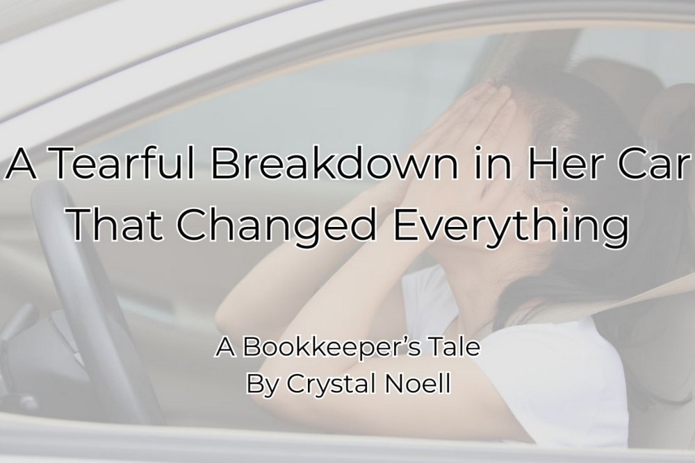 A Tearful Breakdown in Her Car - A Bookkeeper's Tale